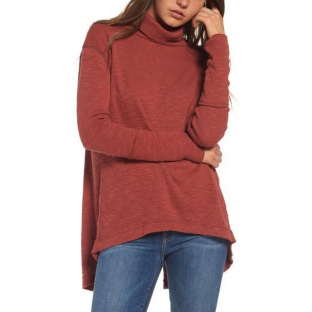 Free people split back turtleneck